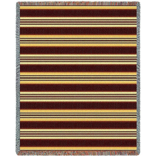 Southwest Saddleblanket Gold Throw