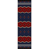 Big Chief Blue Rug - 2 x 8