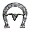 Silver Longhorn Key Hook