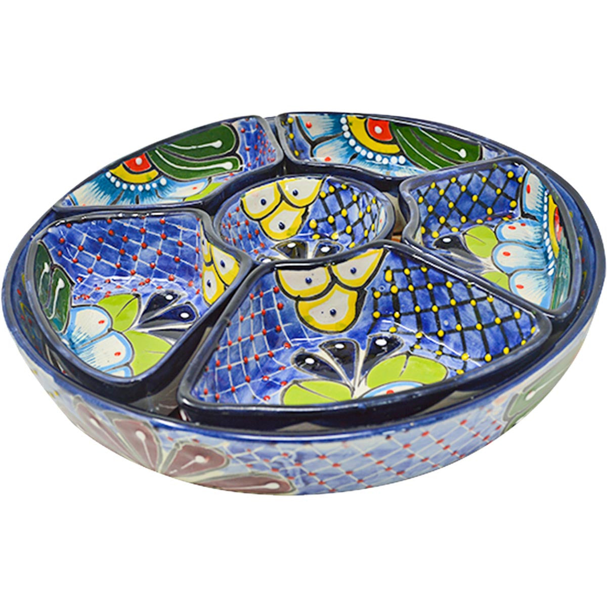 Round Ruidoso Chip & Dip Tray