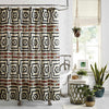 Diamond Mirage Black Shower Curtain