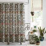 Diamond Mirage Black Shower Curtain