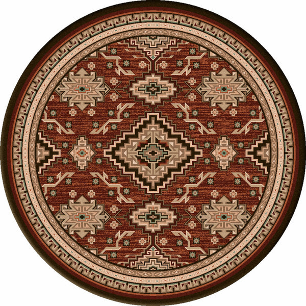 Diamond Trails Rug - 8 Ft. Round