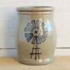 Country Windmill Utensil Jar