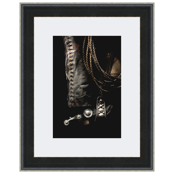 Shotgun Chaps Framed Print