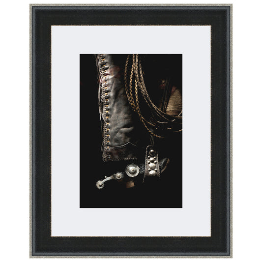 Shotgun Chaps Framed Print