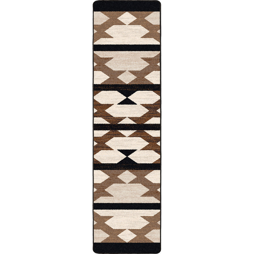 Mocha Canyon Rug - 2 x 8