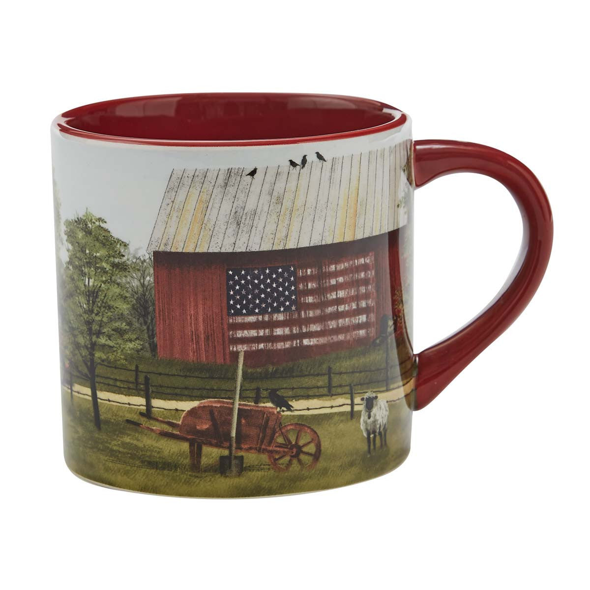 Rustic Farm Life Mugs - Set of 4