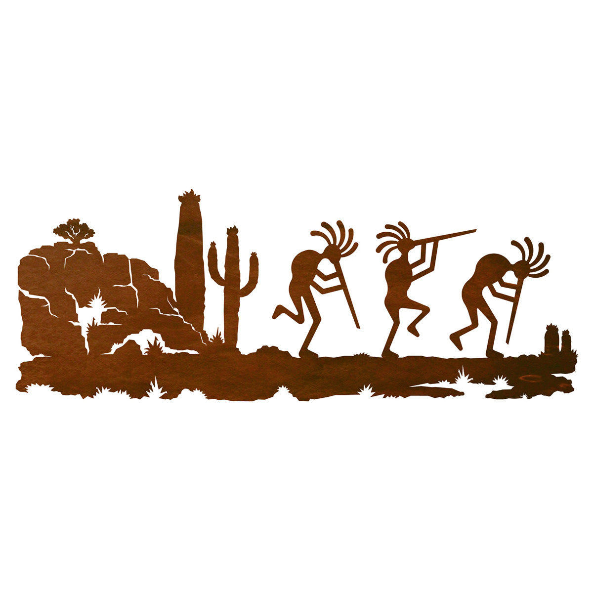 Kokopelli Wall Art - 42 Inch