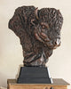 Old West Buffalo Bust Sculpture - SALE