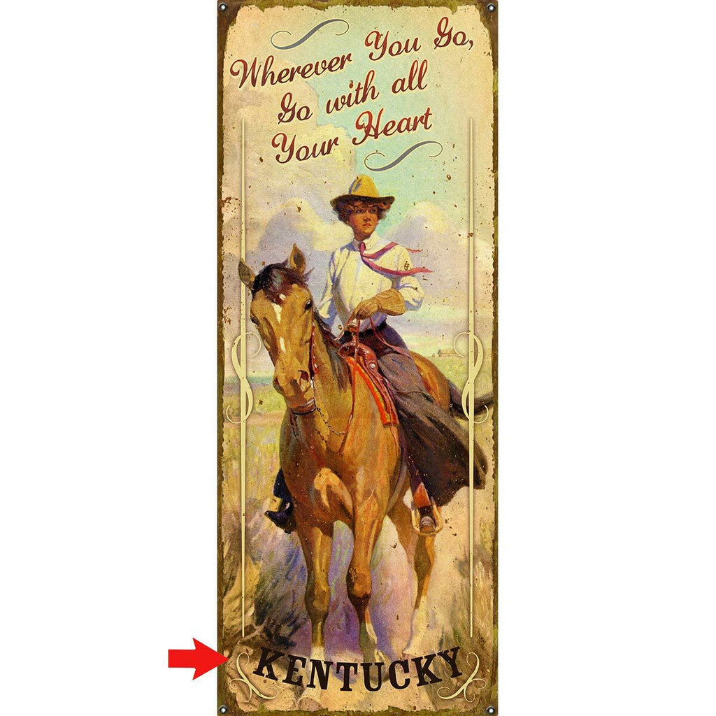 All Your Heart Personalized Sign - 17 x 44