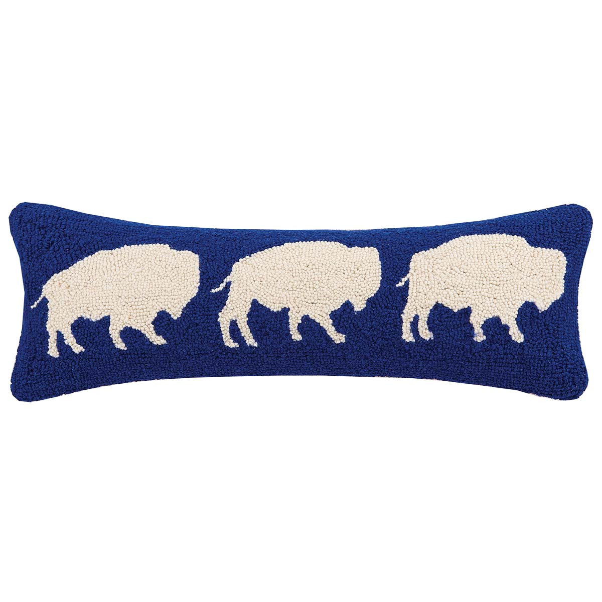 White Buffalo Trio Accent Pillow