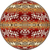 Teton Spirit Bonfire Rug - 8 Ft. Round