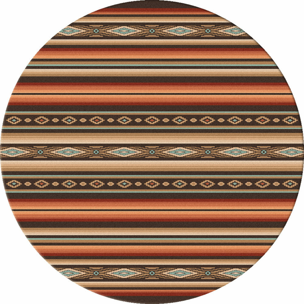 Old Monterey Rug - 8 Ft. Round