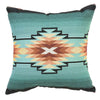Turquoise Diamond Southwest Geometric Pillow Cover