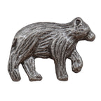 Walking Bear Cabinet Knobs - Set of 2 - Nose Facing Right