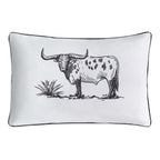 Steer Life Rustic Ranch Pillow