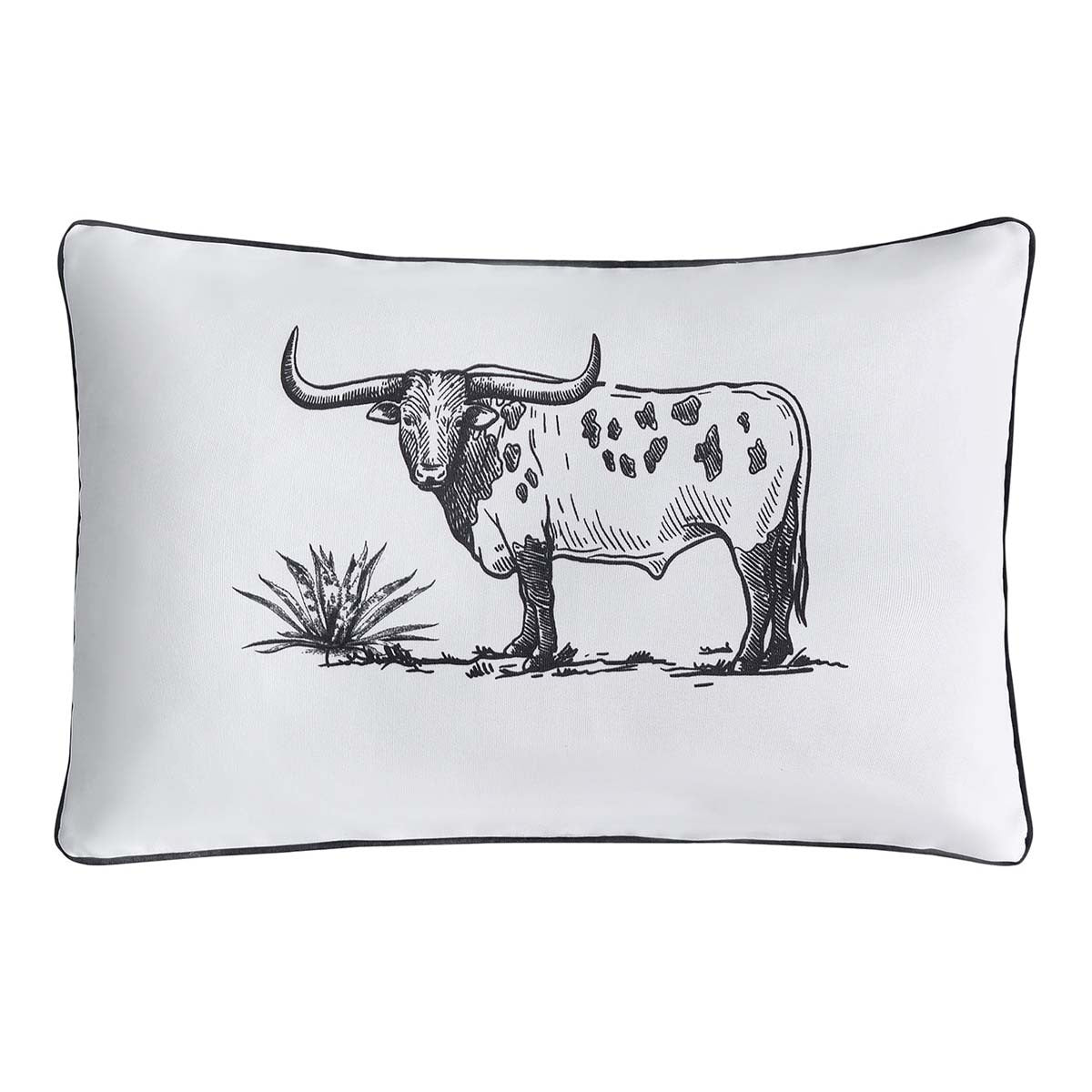 Steer Life Rustic Ranch Pillow