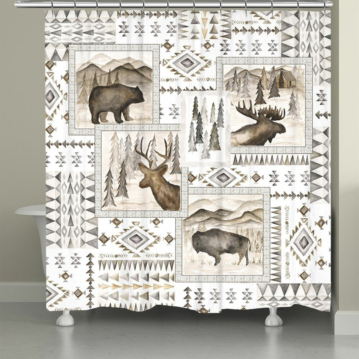Southwest Woods Shower Curtain