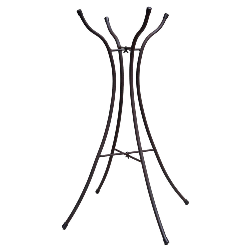 Metal Hourglass Bird Bath Stand