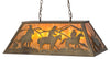 Cattle Rustlers Oblong Pendant Light