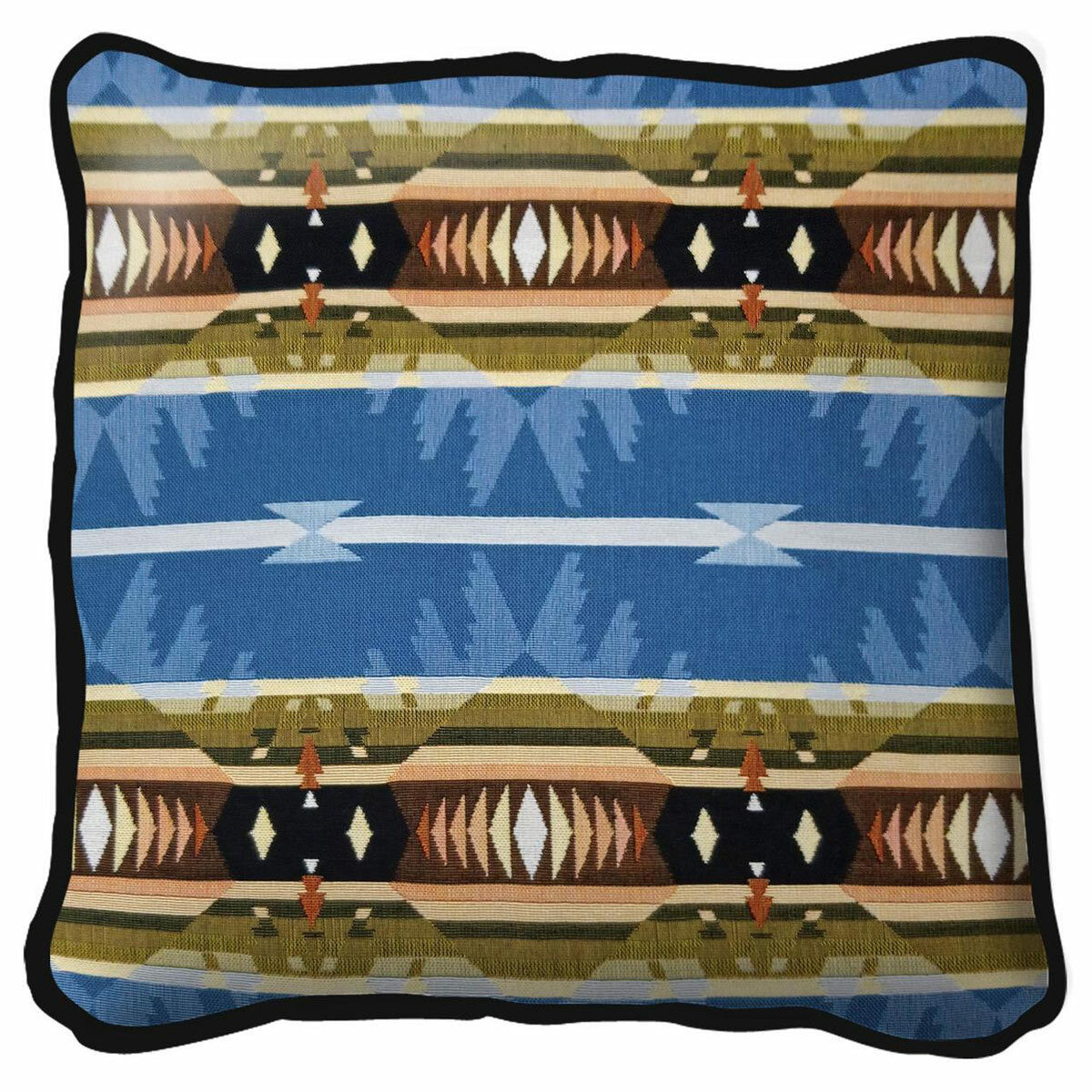 Cimarron Blue Pillow Cover