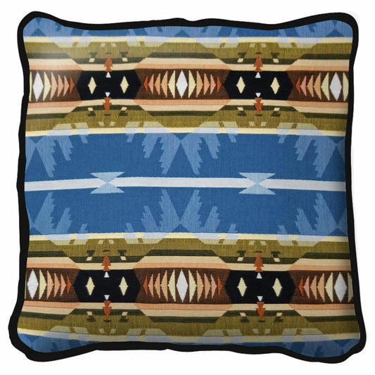 Cimarron Blue Pillow Cover