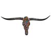 Authentic Longhorn Skull with Multi-Colored Stone