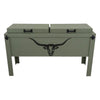 Longhorn Face Double Cooler - Sage