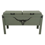 Longhorn Face Double Cooler - Sage