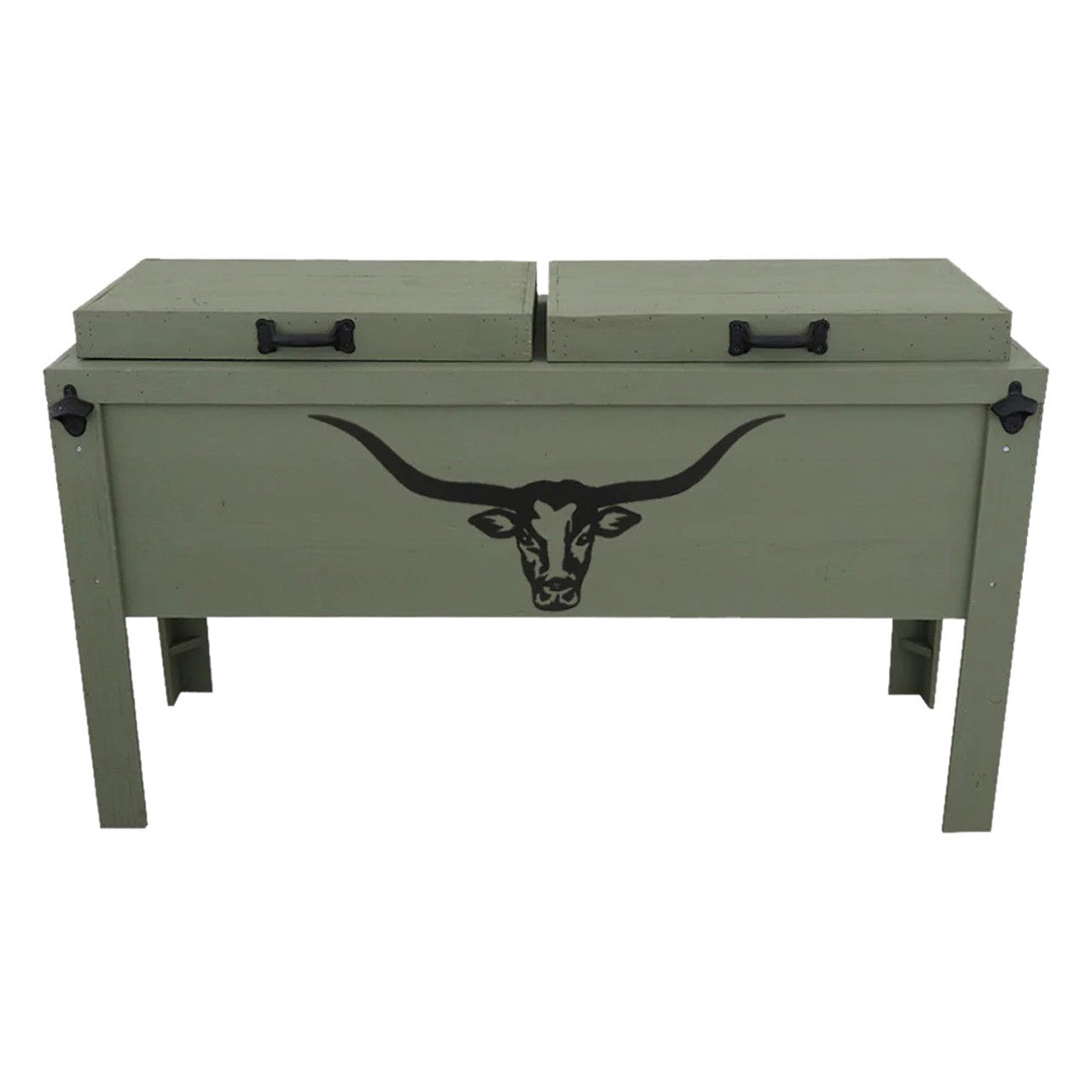 Longhorn Face Double Cooler - Sage