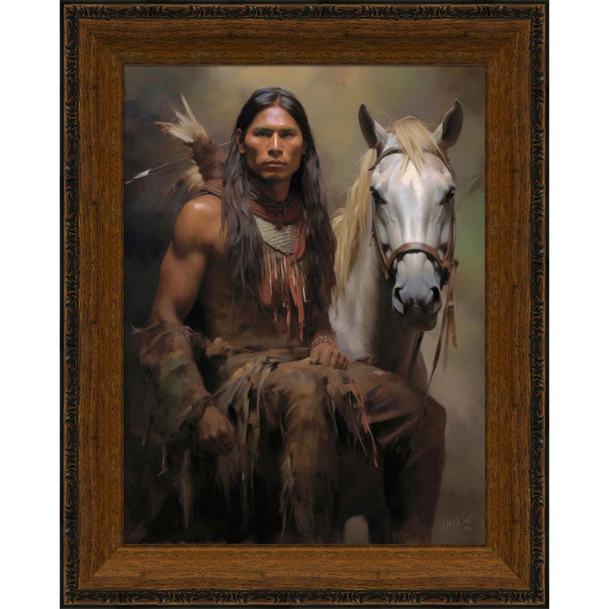 Native Horseman Wall Art