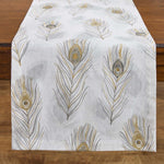 Falling Plumes Table Runner - 72 Inch