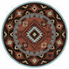 Whiskey River Rust Rug - 8 Ft. Round