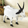Rustic Goat Recycled Metal Sculpture - Large