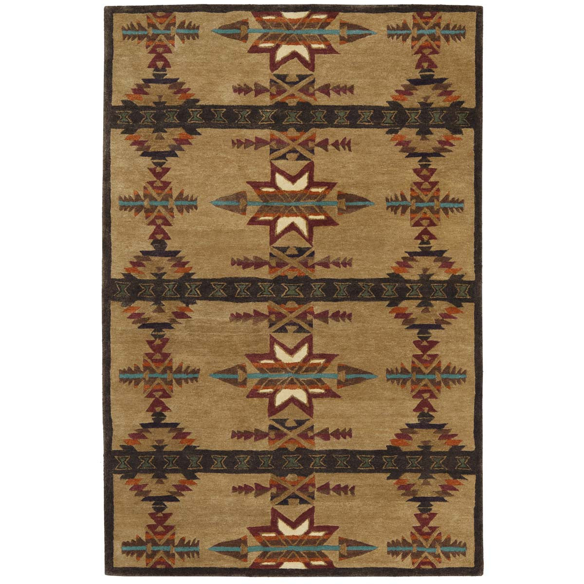 Gatekeeper Tan Rug - 9 x 12