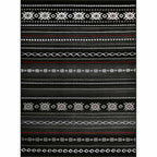 Mexicali Black Rug - 5 x 7