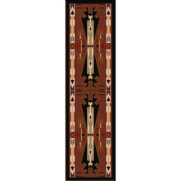 Horse Blanket Brown Rug - 2 x 8