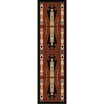Horse Blanket Brown Rug - 2 x 8