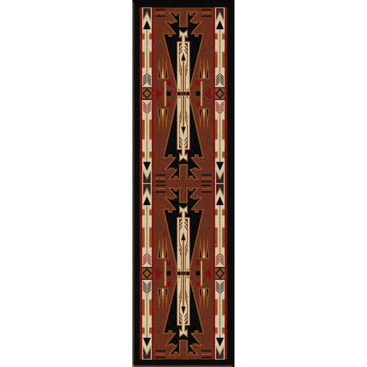 Horse Blanket Brown Rug - 2 x 8