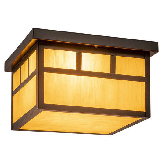 Prairie Mission Bronze Outdoor Flush Mount
