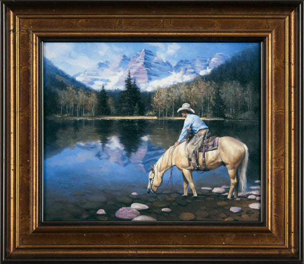 Colorado Cowboy Framed Print
