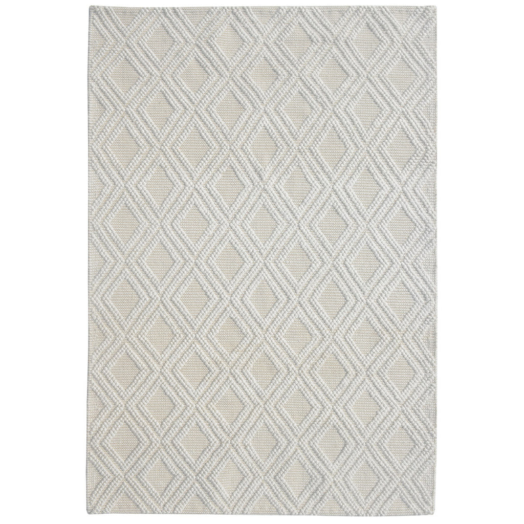 Ivory Diamonds Rug - 8 x 11