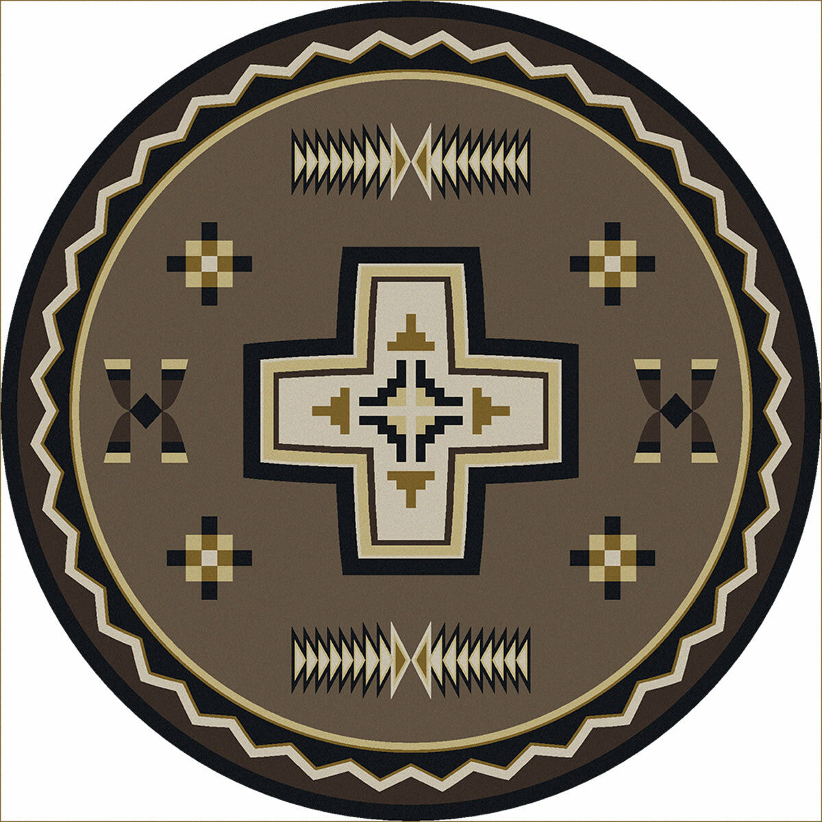 Saint Cross Rug - 8 Ft. Round