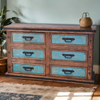 Turquoise Patina Dresser