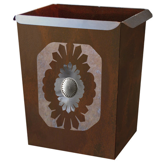 Sunburst Concho Waste Basket