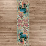 Blue Horse Rug - 2 x 8