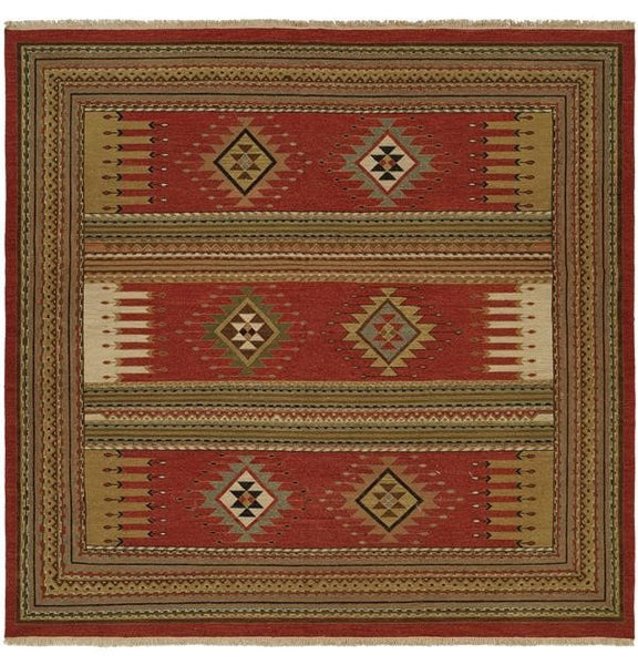 Pueblo Blocks Rug - 8 Ft. Square