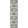 Crosswinds Turquoise Rug - 2 x 12