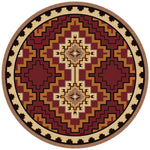Council Fire Southwestern Rug - 8 Ft. Round